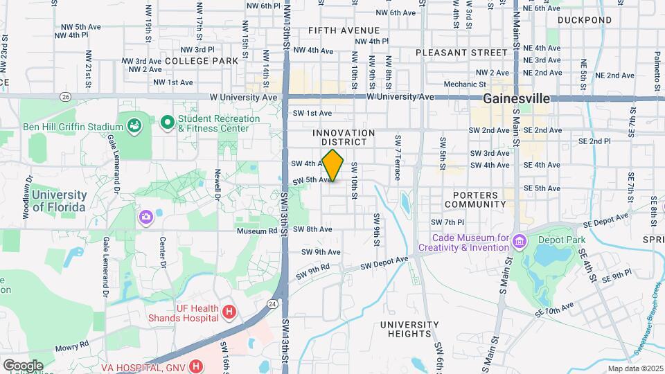 1121 SW 5th Ave Map and Location Details
