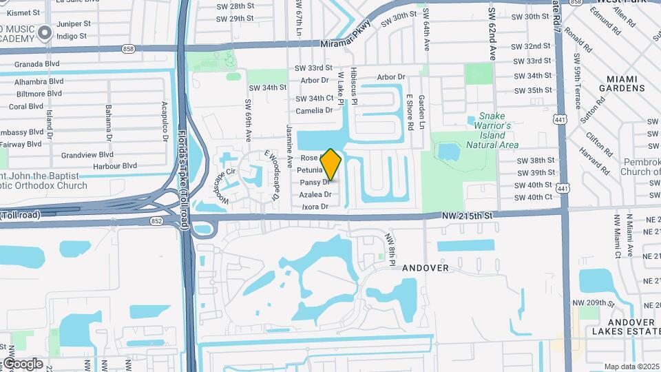 6724 Pansy Dr Map and Location Details