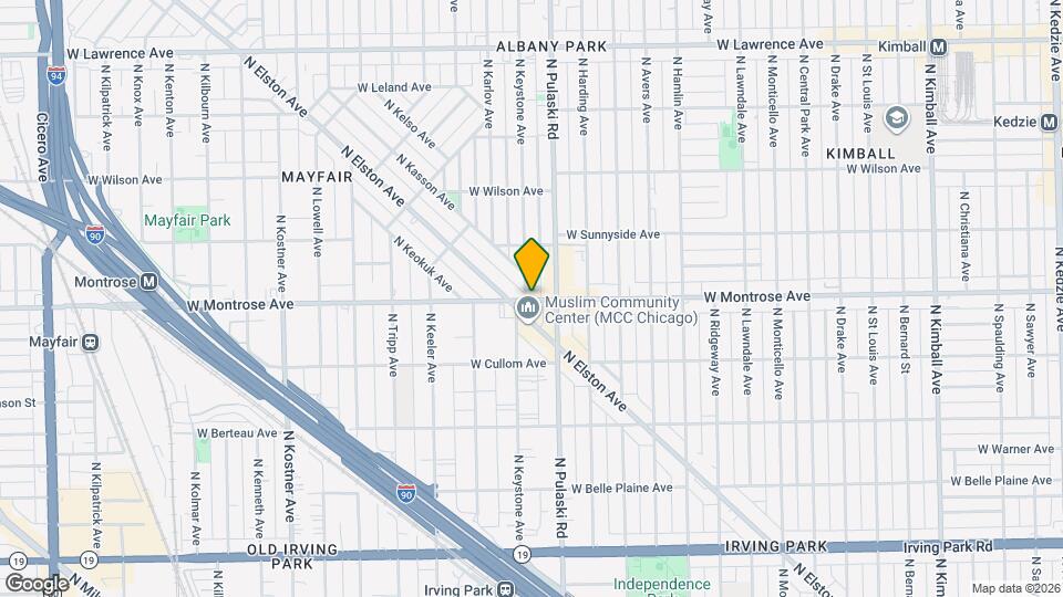 4024 W Montrose Ave Mapa y Detalles de la Ubicación