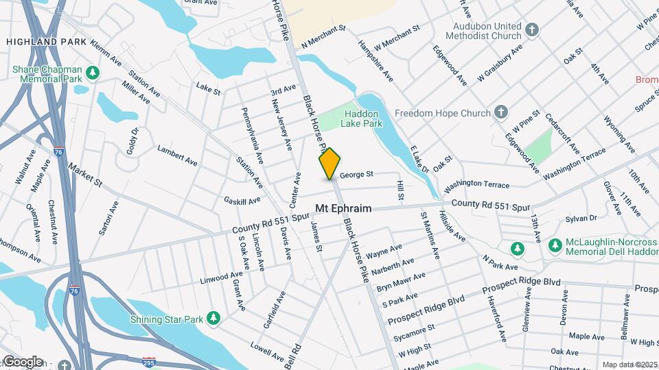 105 N Black Horse Pike Map and Location Details