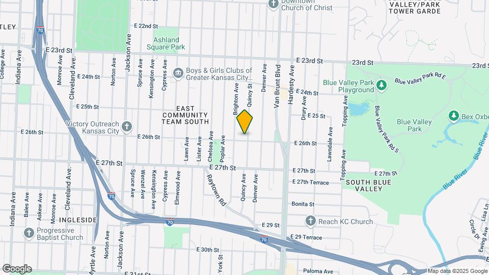 2544 Quincy Ave Map and Location Details