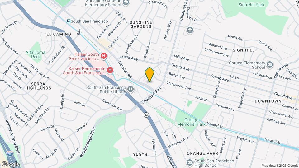 930 Mission Rd Map and Location Details