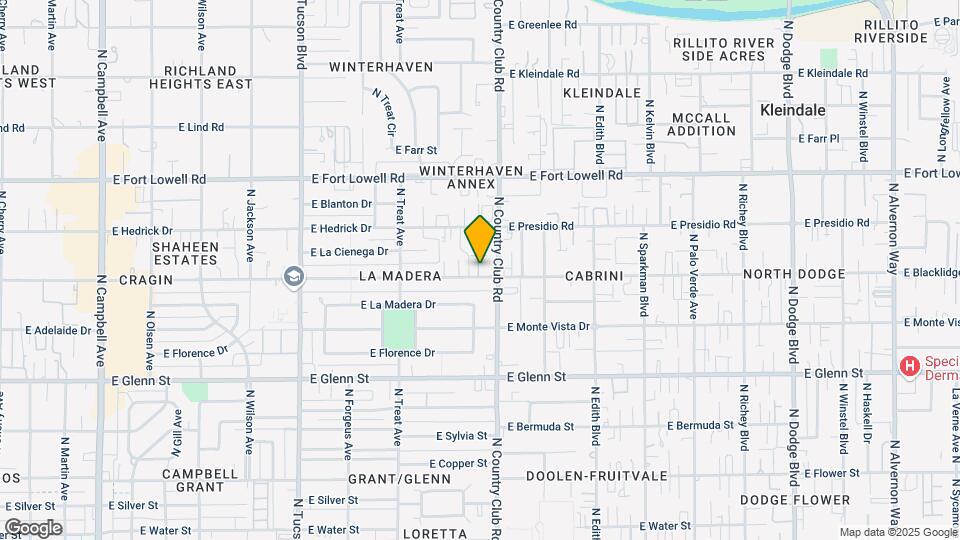 3025 E Blacklidge Dr-Unit -Blacklidge 3025 Map and Location Details