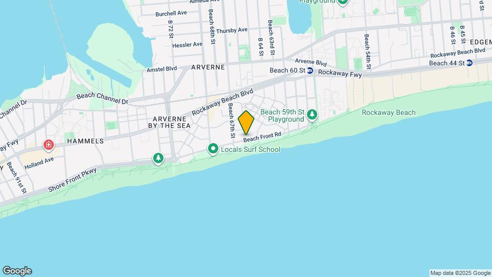 65-20 Beach Front Rd Map and Location Details
