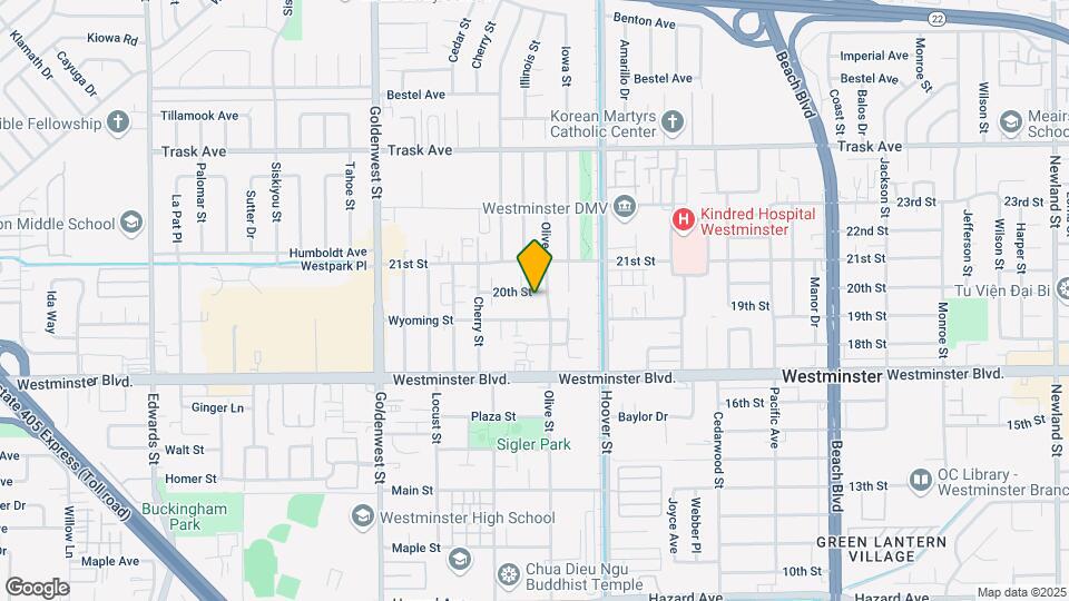 7322 20th St Mapa y Detalles de la Ubicación