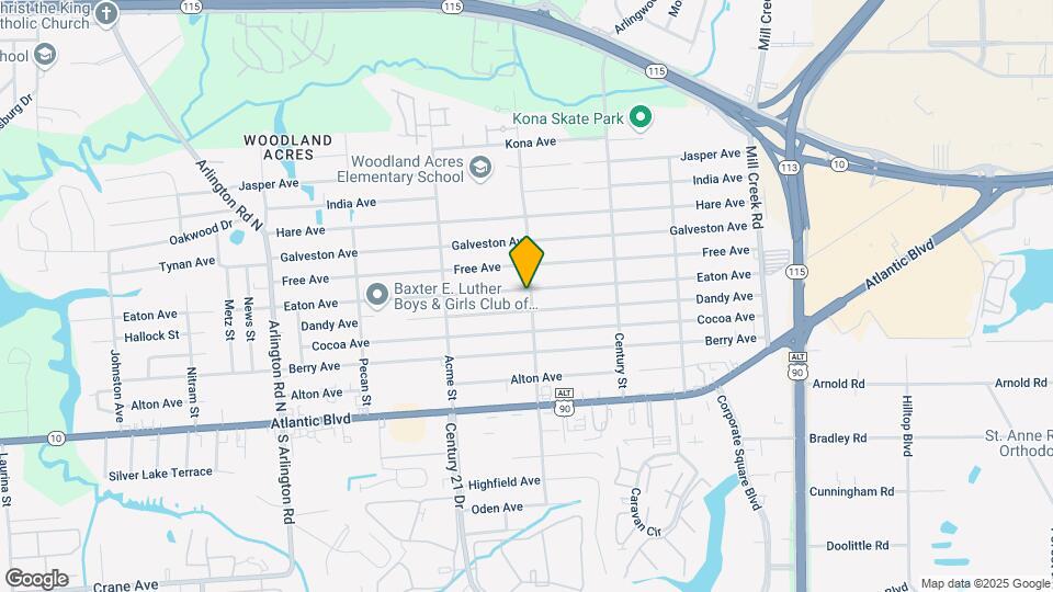 8364 Eaton Ave Map and Location Details