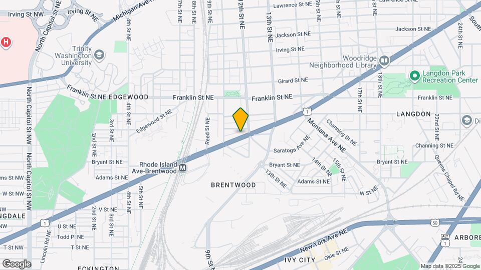 1016 Rhode Island Ave NE Map and Location Details