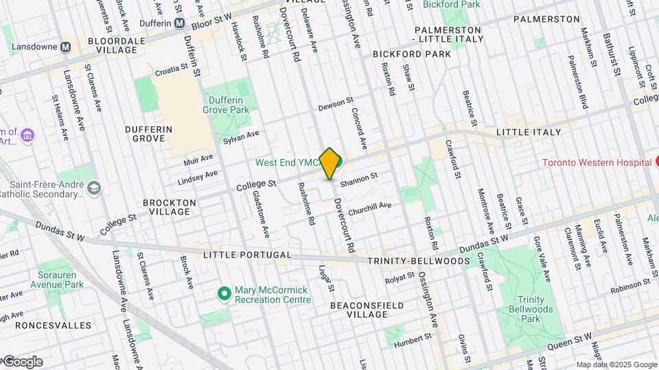404 Dovercourt Rd Map and Location Details