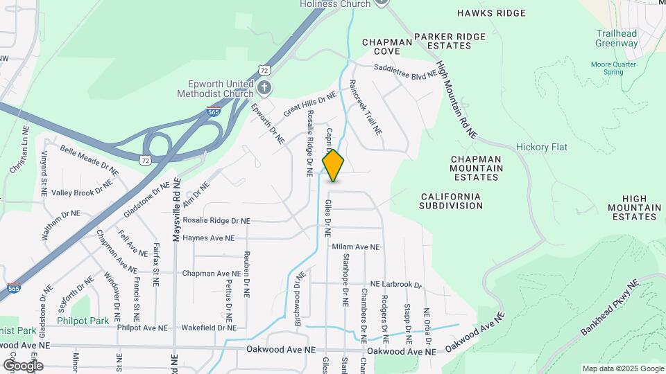 2322 Rodgers Dr NE Map and Location Details