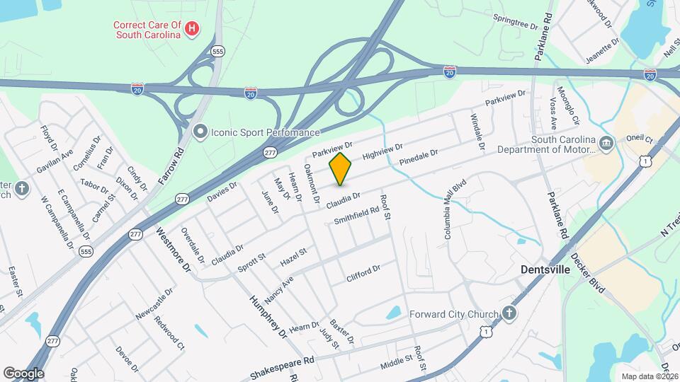 7254 Pinedale Dr Mapa y Detalles de la Ubicación