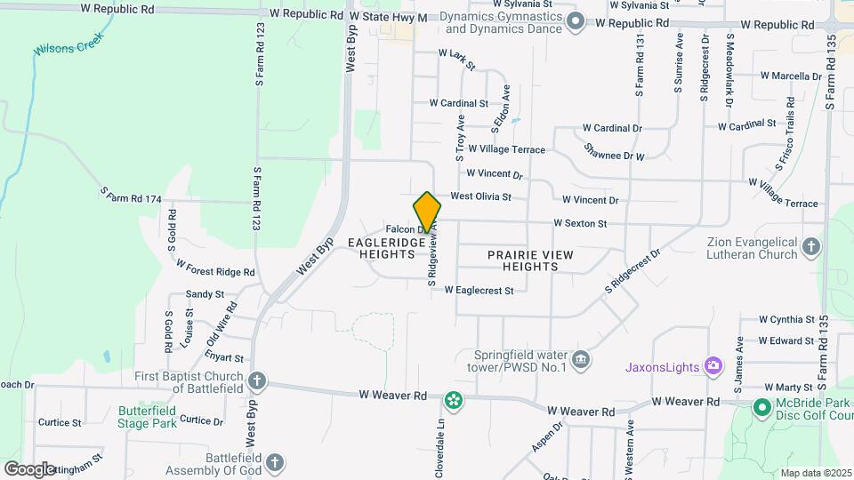 4657 Ridgeview Ave Map and Location Details