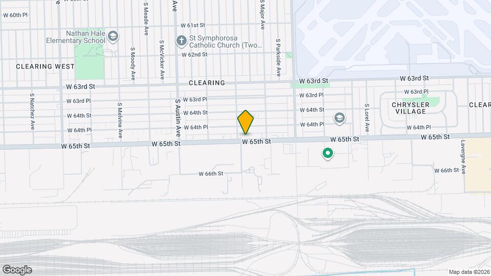 5746 W 65th St, Unit 1 front Mapa y Detalles de la Ubicación