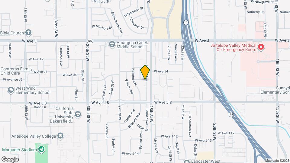 2522 Marcella St Map and Location Details