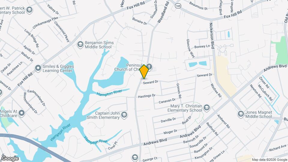 1409 Seward Dr Map and Location Details