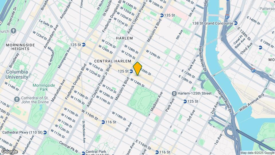 56-62 W 125th St Mapa y Detalles de la Ubicación