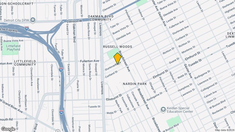 4767 Sturtevant St Mapa y Detalles de la Ubicación