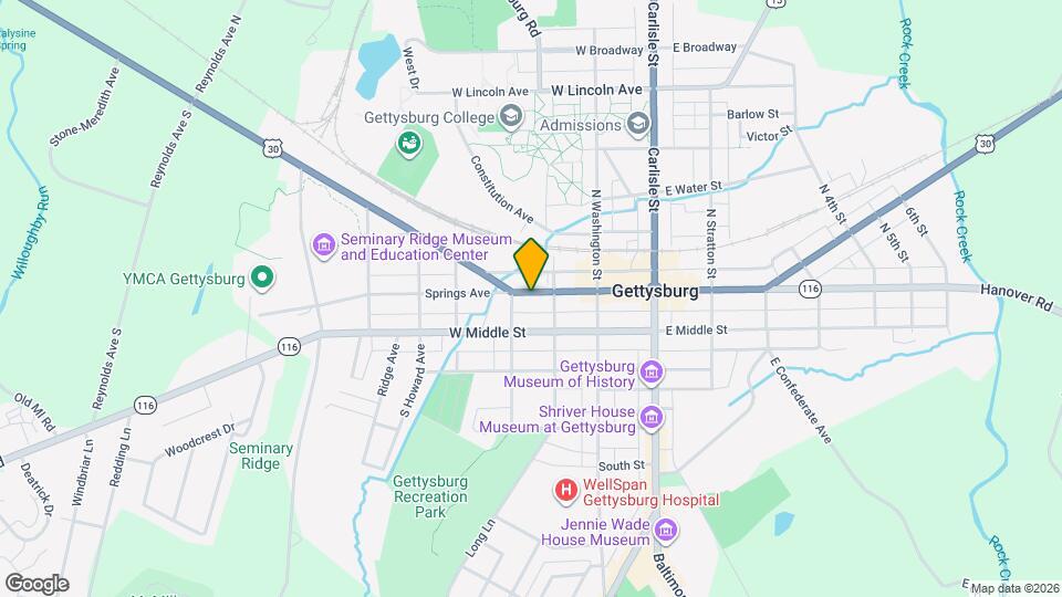 228 Chambersburg St Map and Location Details