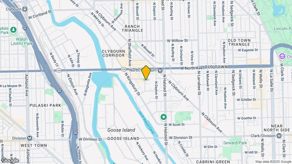 1539 N Fremont St, Unit 2 Map and Location Details
