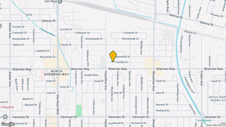 14024 Cantlay St Map and Location Details