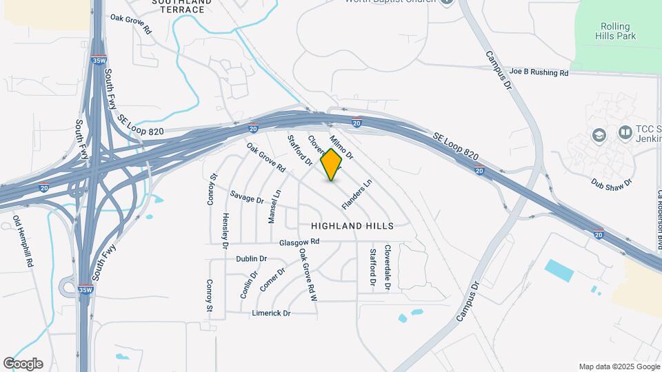 1424 Stafford Dr Map and Location Details