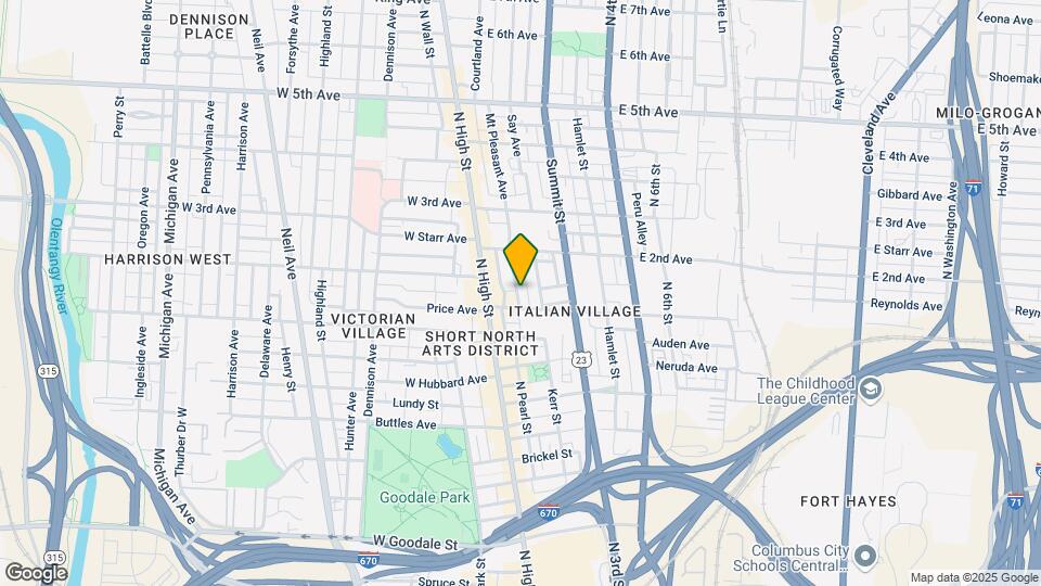 922 Mt Pleasant Ave Map and Location Details