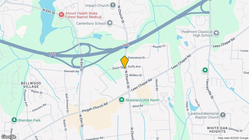 Brooks North Apartments Map and Location Details