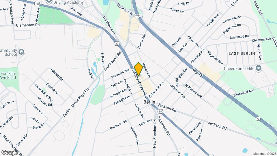 105 S White Horse Pike Map and Location Details