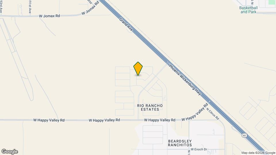 18492 W Cottontail Ln Mapa y Detalles de la Ubicación