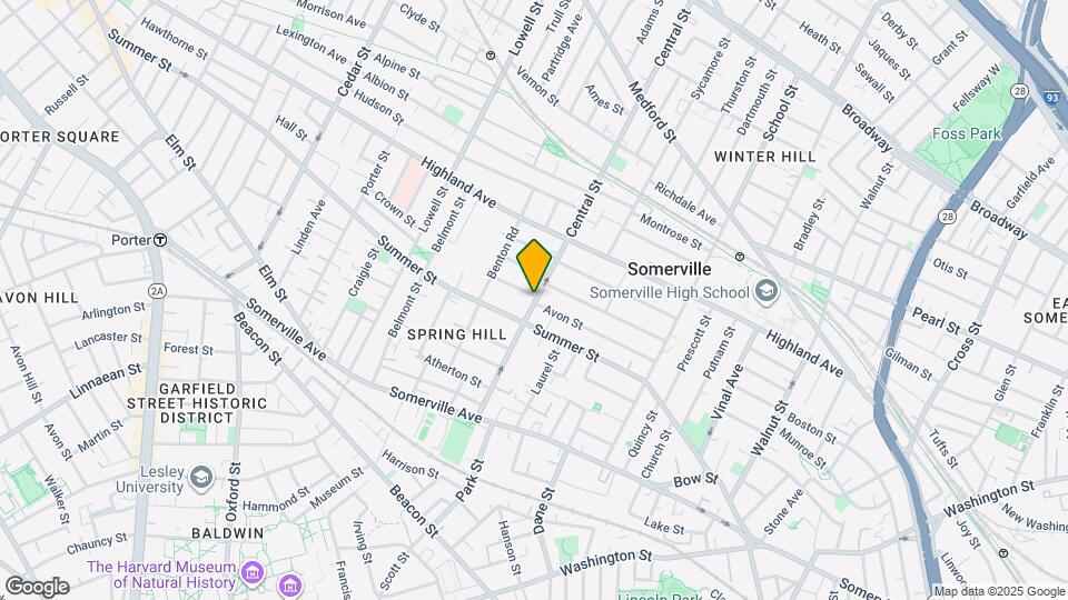 52 Central St, Unit 3 Map and Location Details