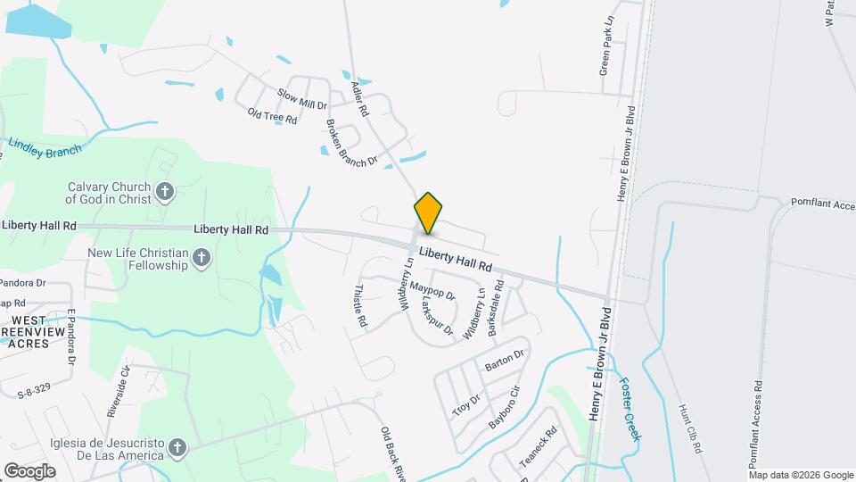 109 Woodward Rd Map and Location Details