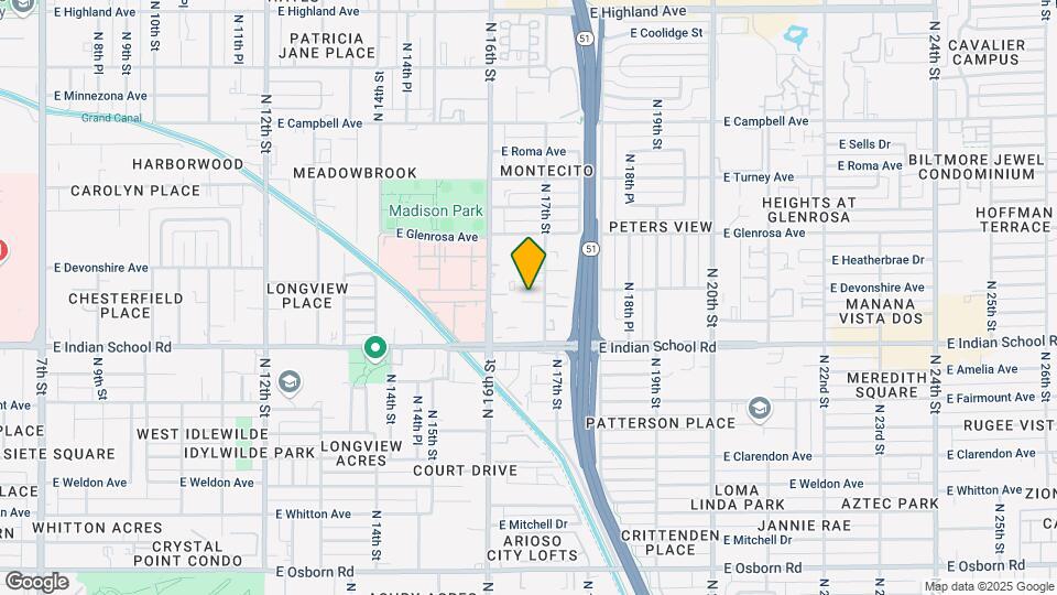 4138 N 17th St Map and Location Details