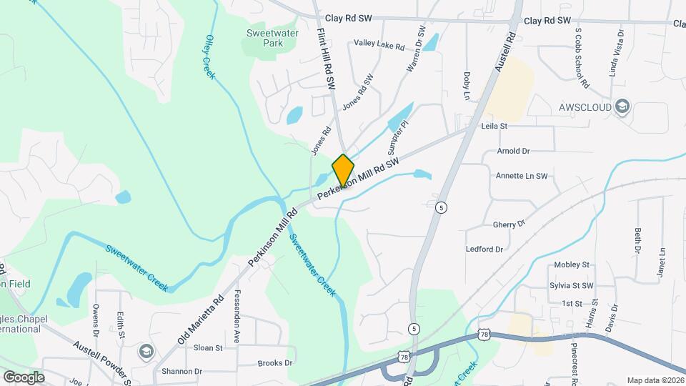 2321 Perkerson Mill Rd SW Map and Location Details