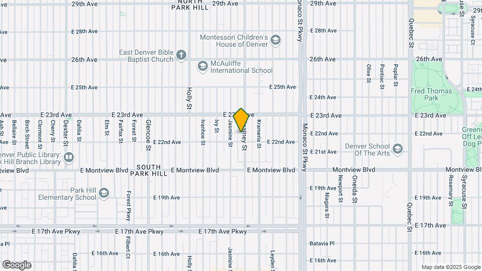 2233 Kearney St, Unit #6 Map and Location Details