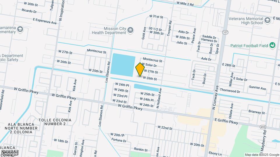 1103 W 26th St Map and Location Details