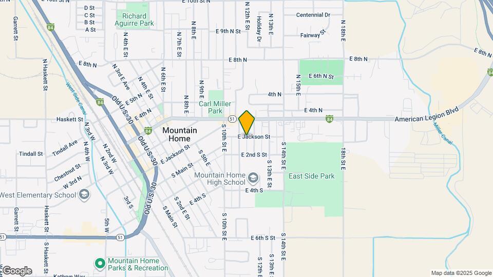 1150 E Jackson St Map and Location Details