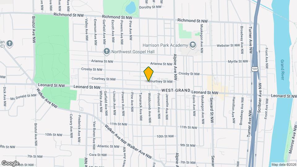 908 Courtney St NW Map and Location Details