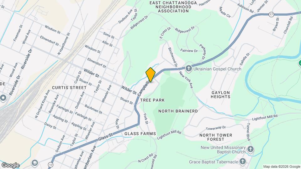 3206 Campbell St Map and Location Details