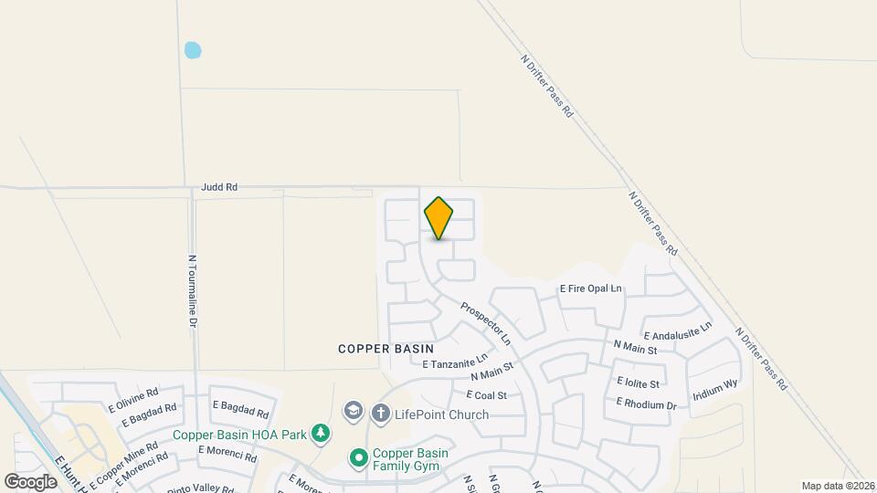 4059 E Aragonite Ln Map and Location Details