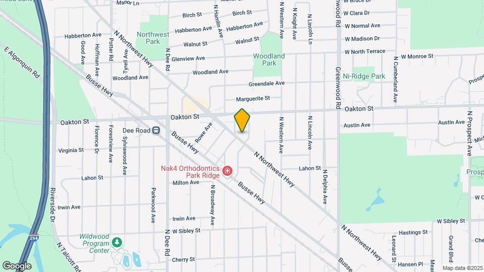 911 N Northwest Hwy-Unit -1 Mapa y Detalles de la Ubicación
