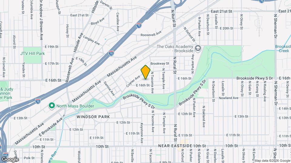 2418 E 16th St Map and Location Details