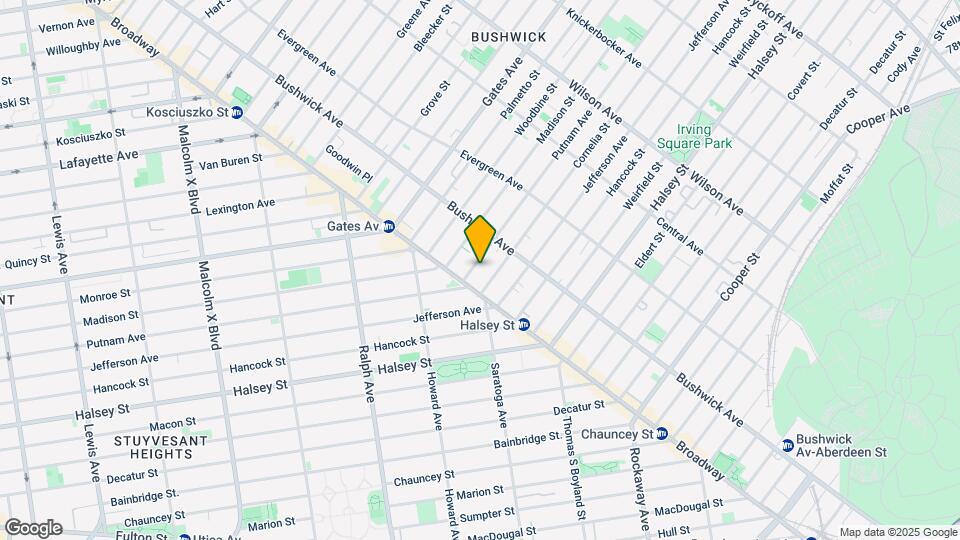 1104 Putnam Ave Mapa y Detalles de la Ubicación