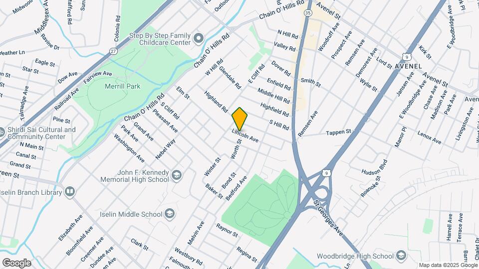 123 Lincoln Ave Mapa y Detalles de la Ubicación