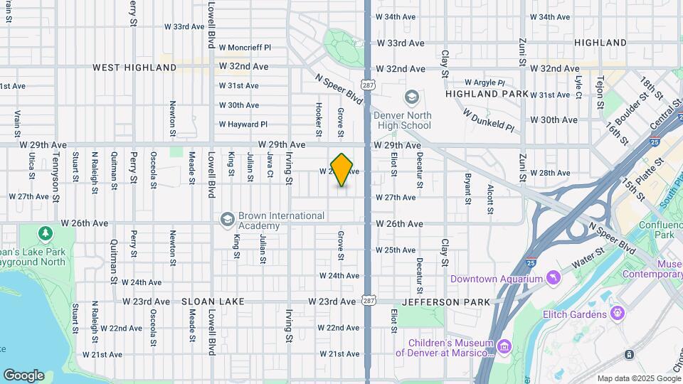 2703 Grove St Map and Location Details