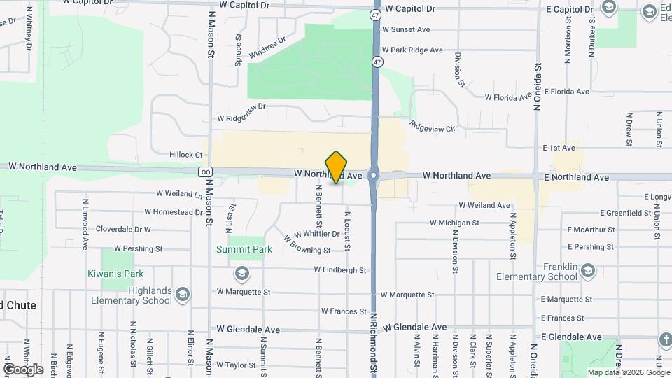 2719 N Locust St Map and Location Details