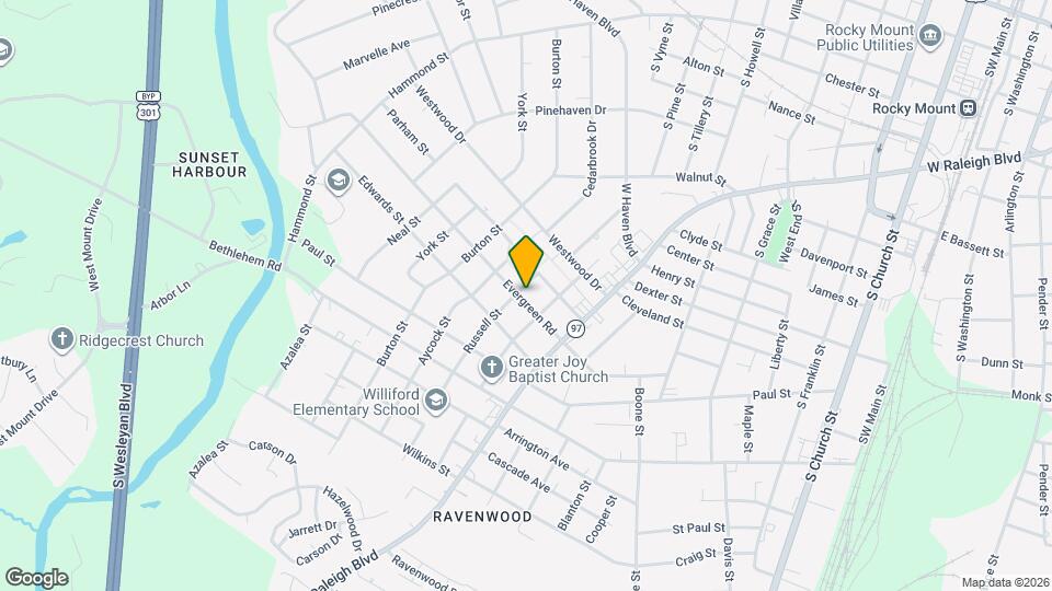 1021 Russell St Map and Location Details