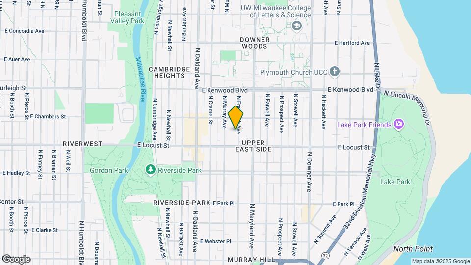 2937 N Frederick Ave Map and Location Details