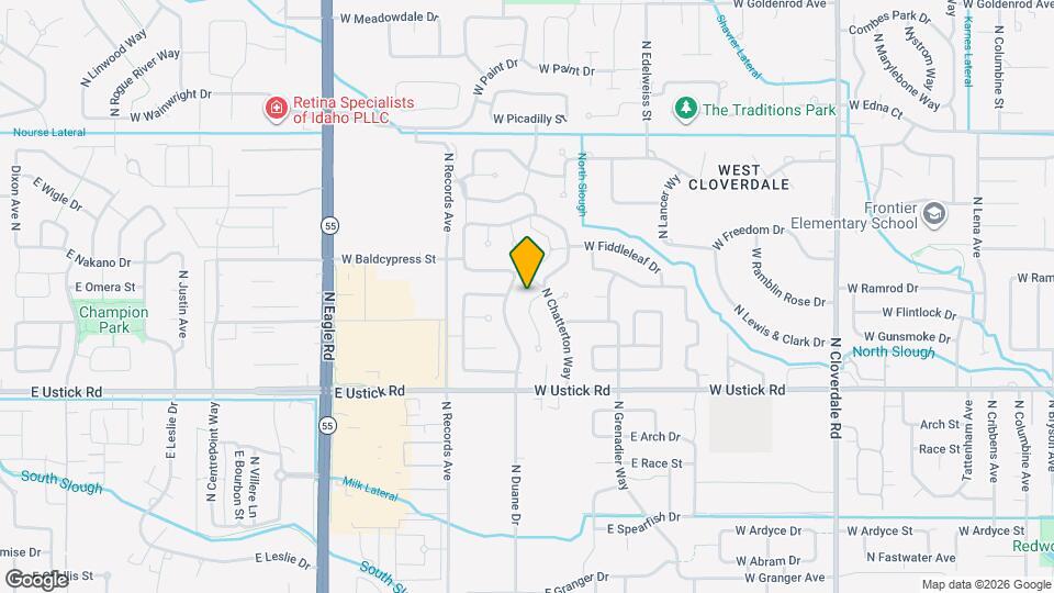 3481 N Tweedbrook Pl Map and Location Details