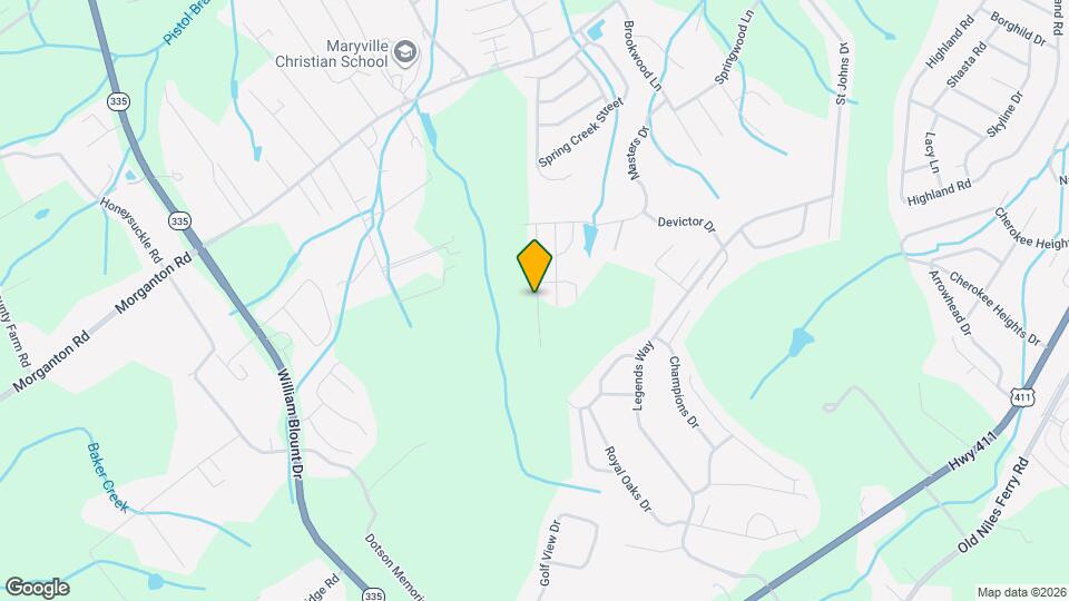 3869 Doral Dr Map and Location Details