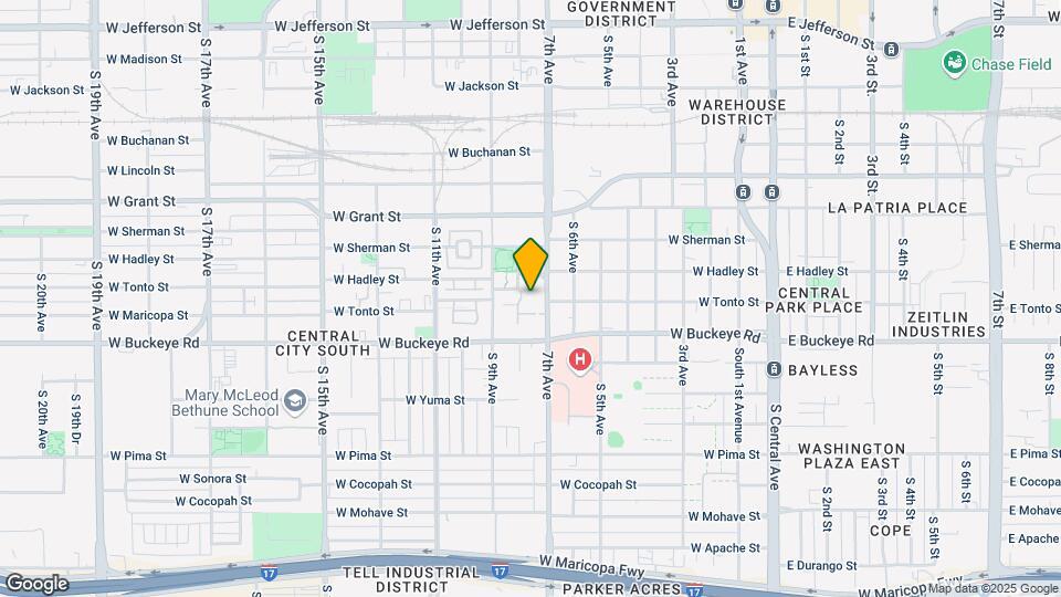 Senior Living at Matthew Henson Apartments Map and Location Details