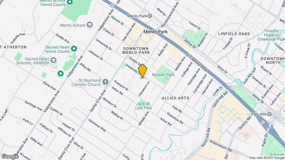 903 Roble Ave Mapa y Detalles de la Ubicación
